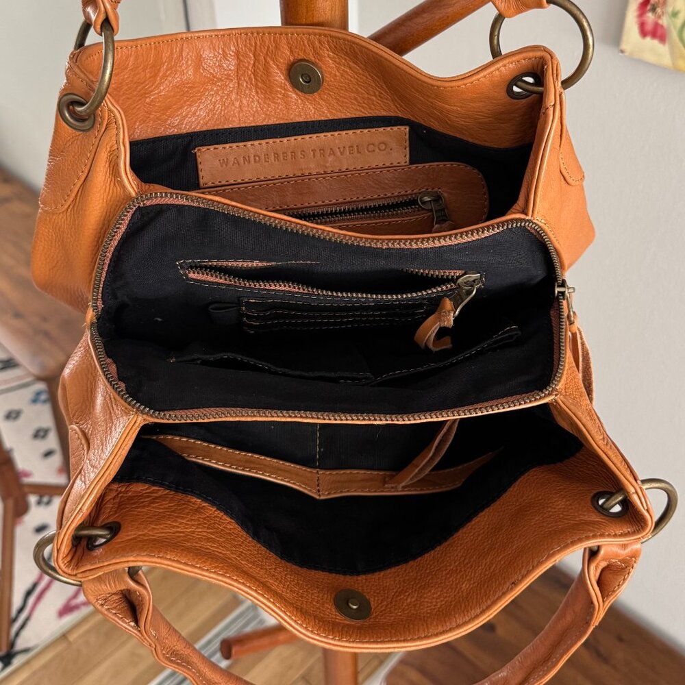 Wanderers Travel Co - Petite Toulouse in Tan Leather - Picture 8 of 15